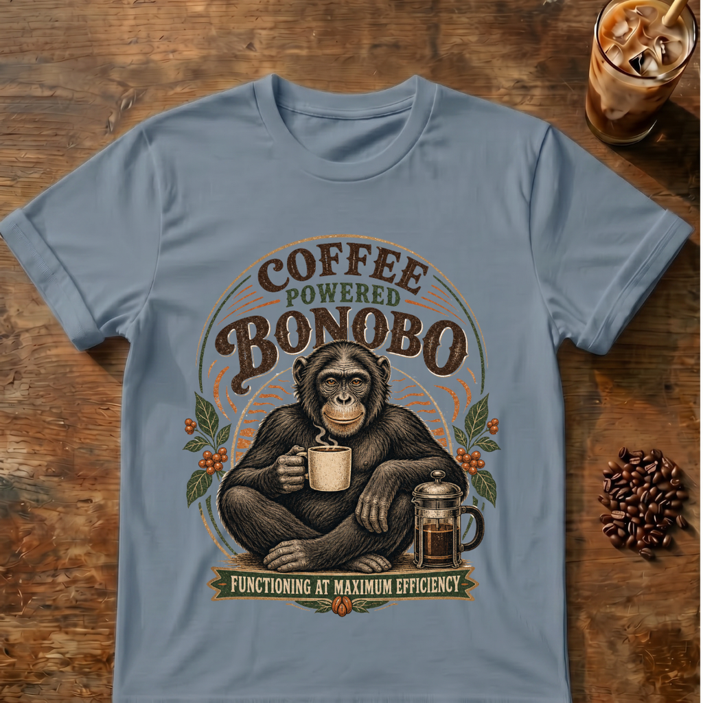 Coffee-Powered Bonobo T-Shirt