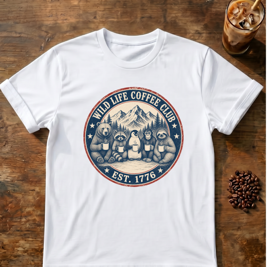 Wild Life Coffee Club 1776 T-Shirt
