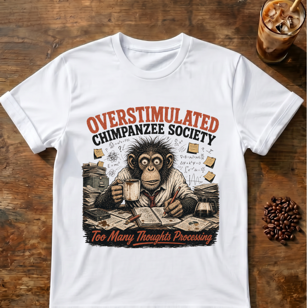 Overstimulated Chimpanzee Society T-Shirt