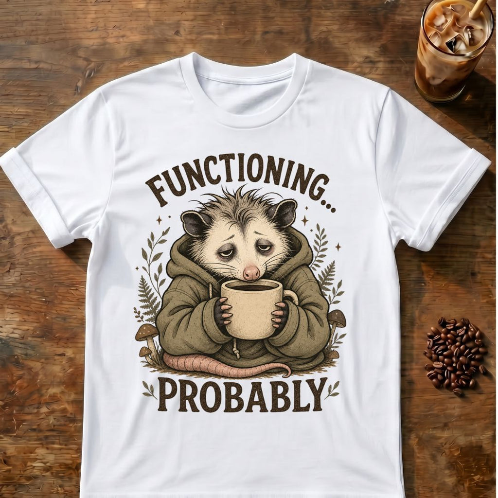 Functioning Probably Possum T-Shirt