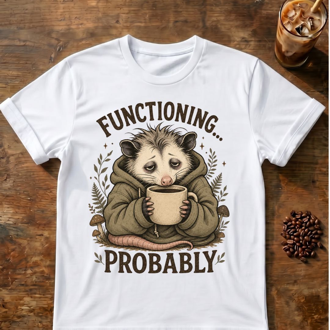 Functioning Probably Possum T-Shirt