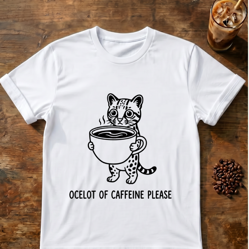 Ocelot of Caffeine T-Shirt