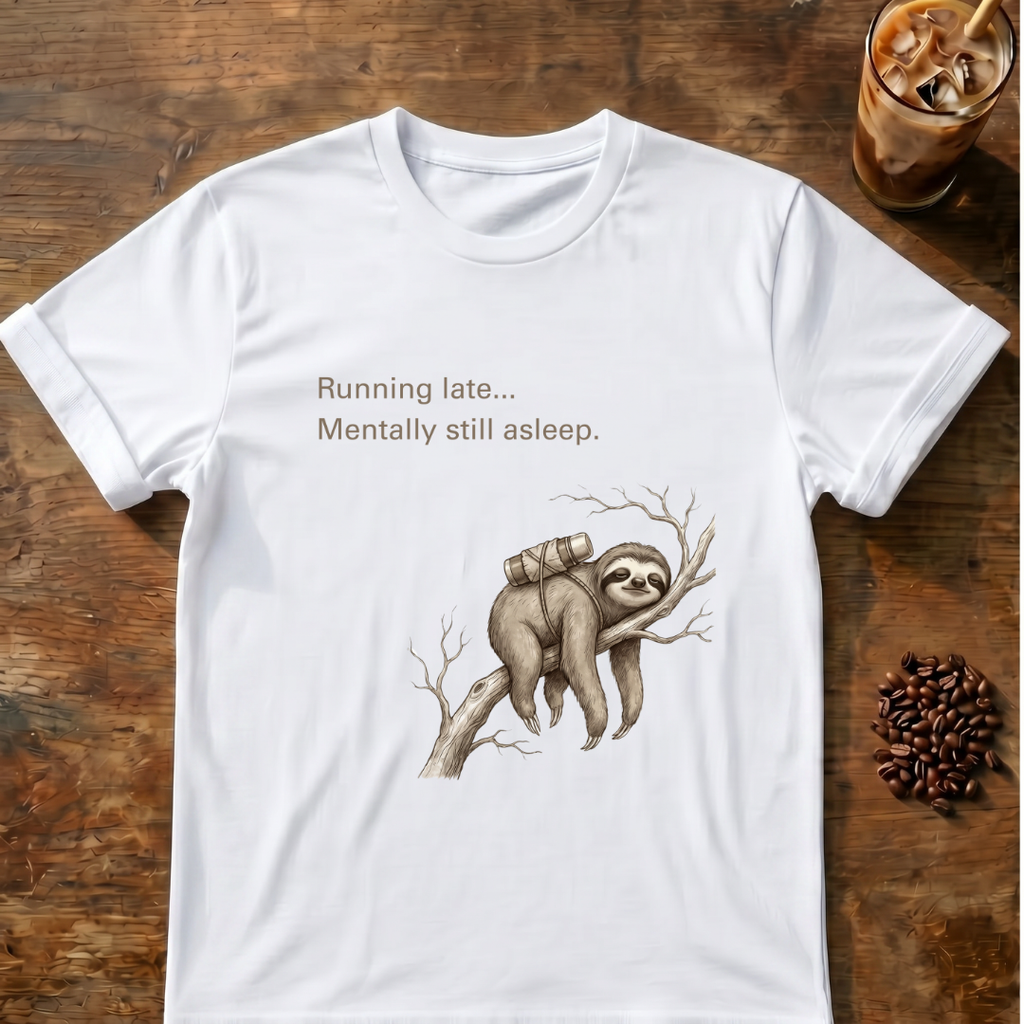 Sloth "Mentally still asleep" T‑Shirt