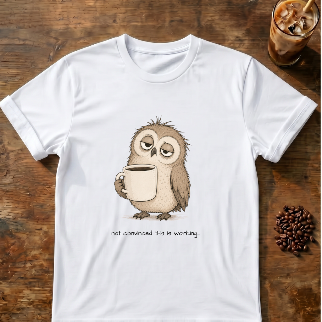 Not convinced this is working Owl T-Shirt