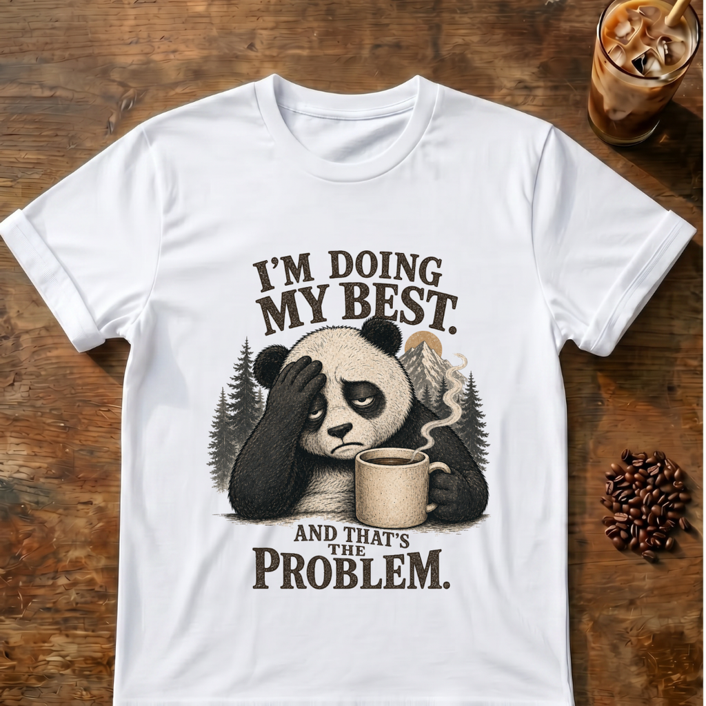 I'm Doing My Best Panda T-Shirt