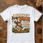 Monkey Brain Requires Coffee T‑Shirt