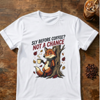 Fox Sly Before Coffee? T-Shirt