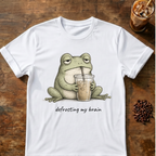 “Defrosting My Brain” Frog T-Shirt