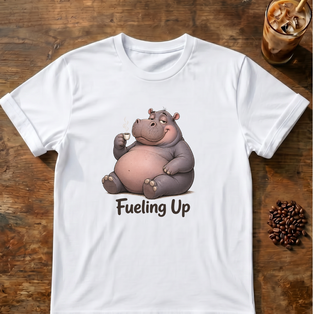 Hippo Fueling Up T-Shirt