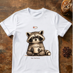 Low Battery Raccoon T-Shirt