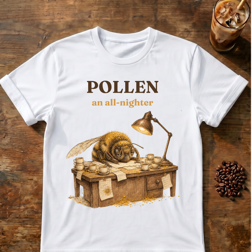 "POLLEN an all-nighter" Bee T-Shirt