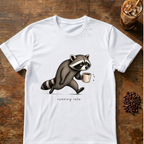 Running Late Raccoon T-Shirt