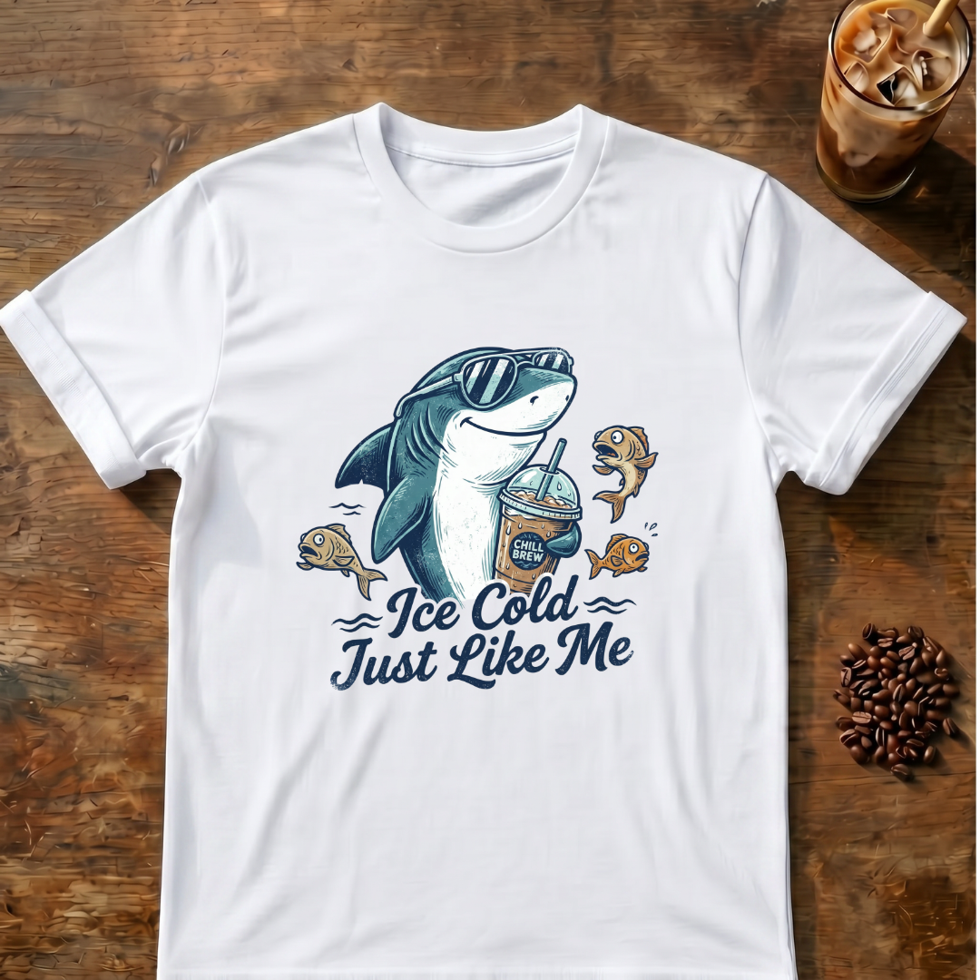 Ice Cold Just Like Me Shark T-Shirt