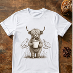 Highland Cow Coffee T-Shirt