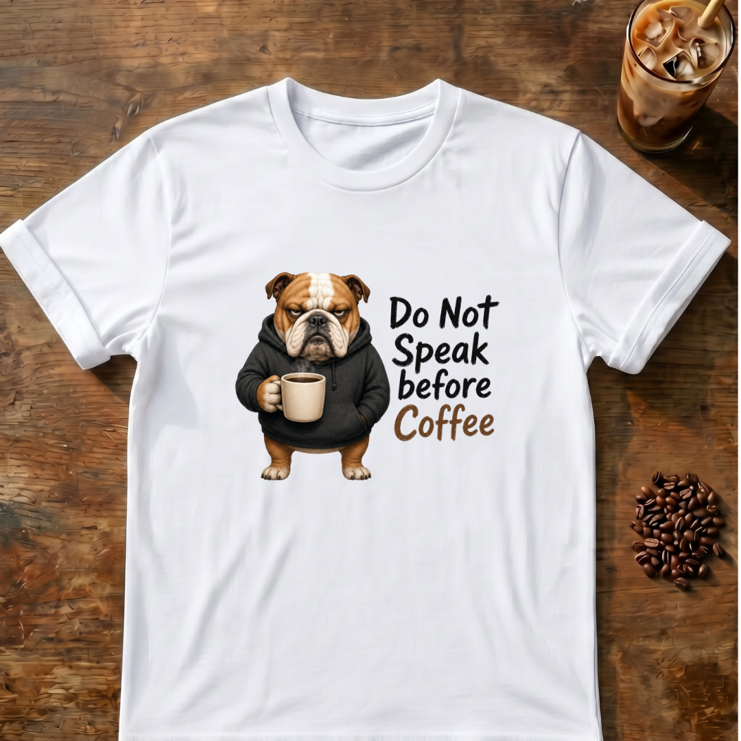 Do Not Speak Before Coffee T-Shirt