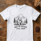 Out of Office, Tired Bear-T-Shirt