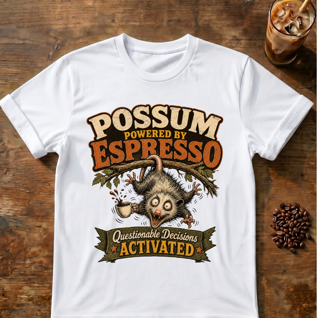 Possum Powered By Espresso T-Shirt