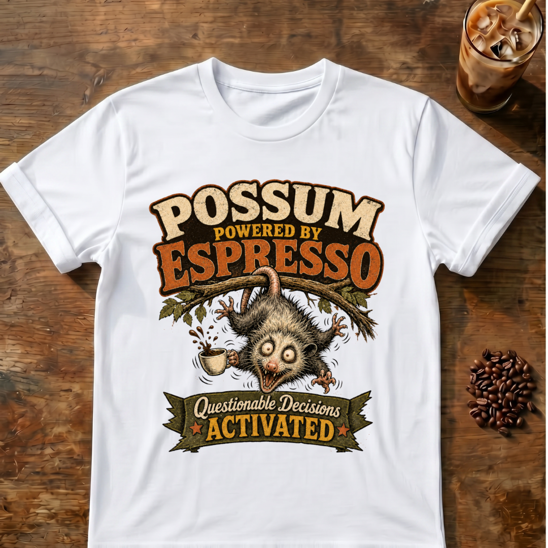 Possum Powered By Espresso T-Shirt